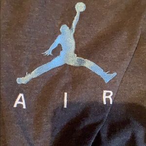 Blue air Jordan shirt for kids